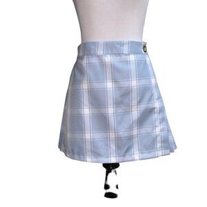Forever 21 Women's XS Mini Skirt Skater Skirt Plaid Pleated Schoolgirl Anime